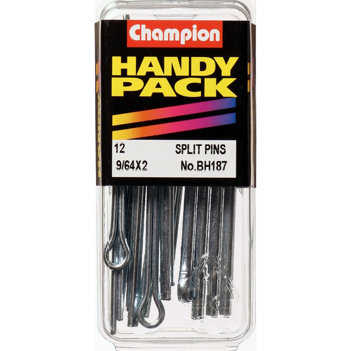 Champion Split Pin 9/64 x 2in Zinc Plated - BH187