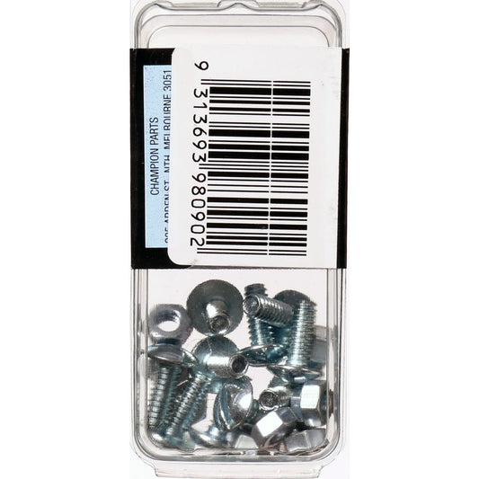 Champion Roofing Bolt & Nut Mushroom Head Combo 3/16in x 1/2in UNC Zinc Plated - BH090