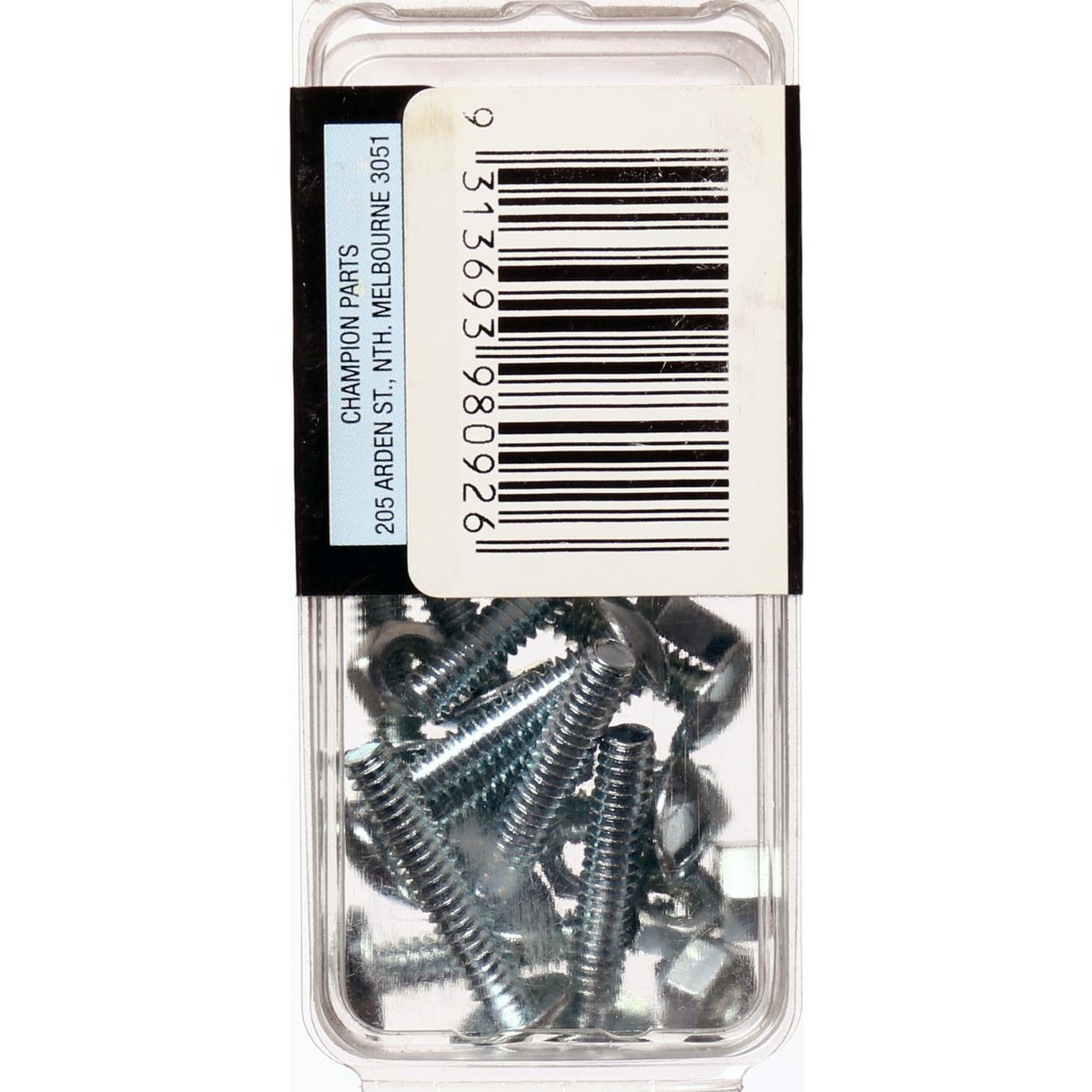 Champion Roofing Bolt & Nut Mushroom Head Combo 3/16in x 1in UNC Zinc Plated - BH092