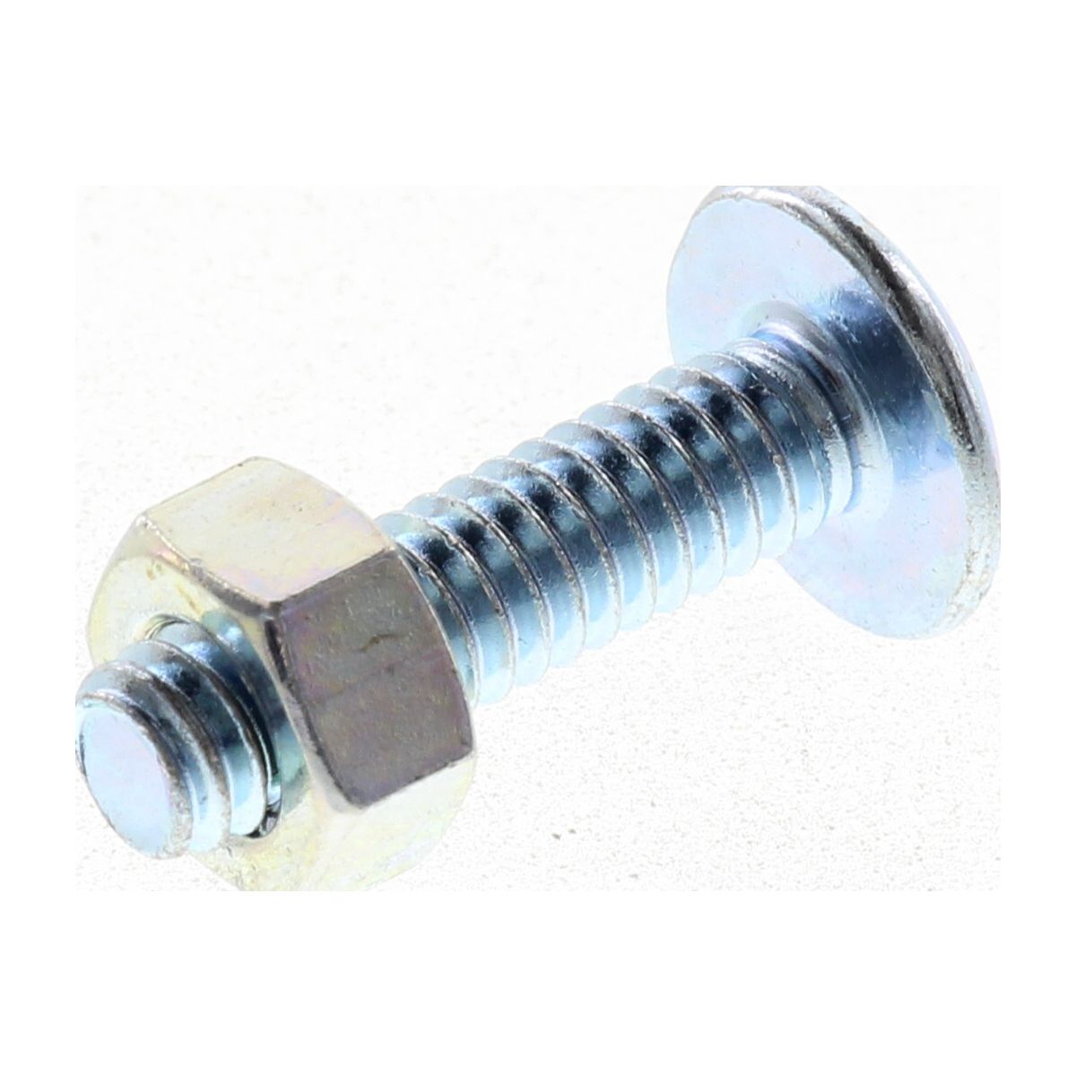 Champion Roofing Bolt & Nut Mushroom Head Combo 1/4in x 1in UNC Zinc Plated - BH095