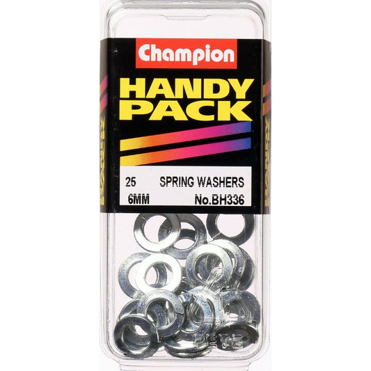 Champion Washer Spring Flat Section 6mm Zinc Plated - BH336