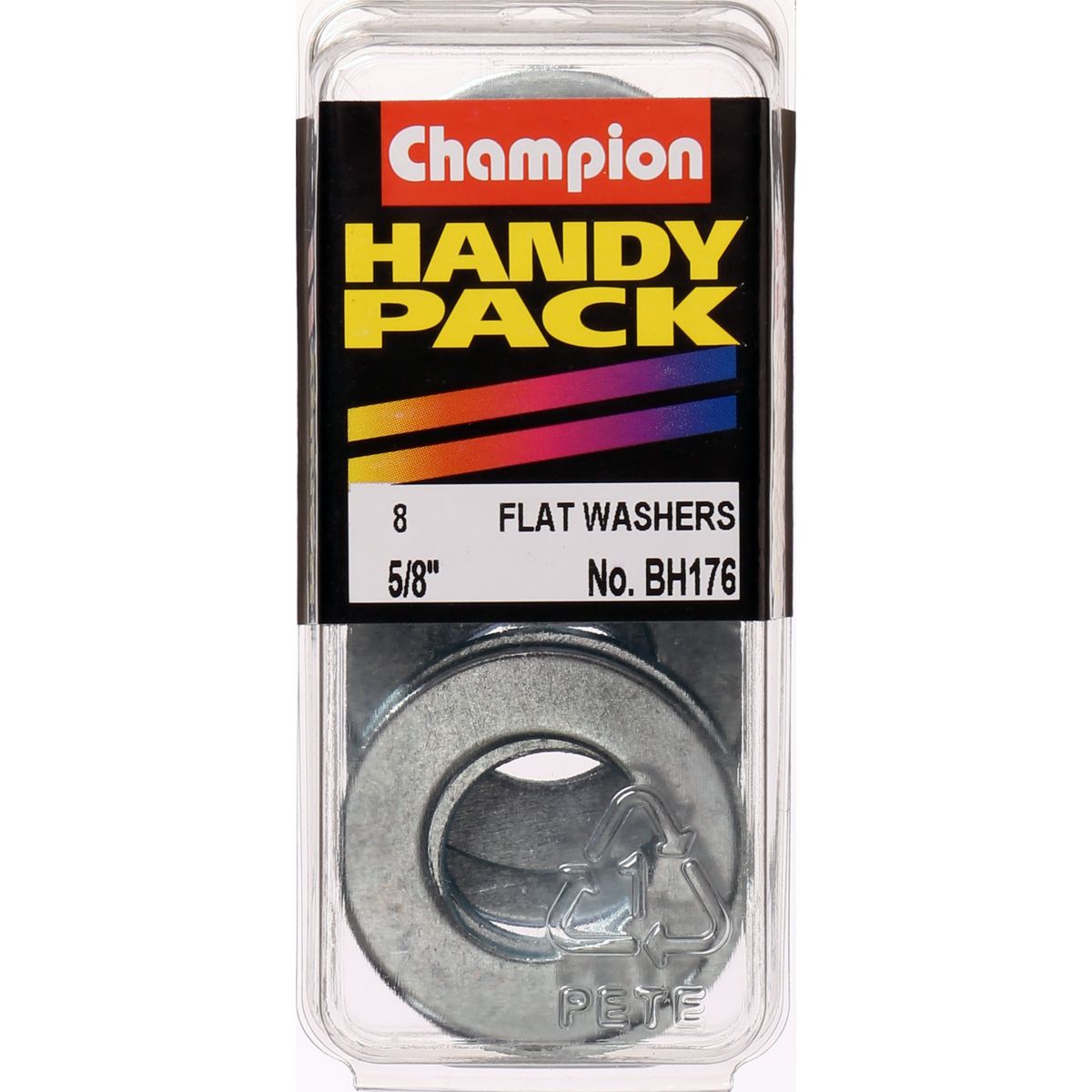 Champion Washer Flat Steel 5/8in x 1 1/4in x 15G Zinc Plated - BH176