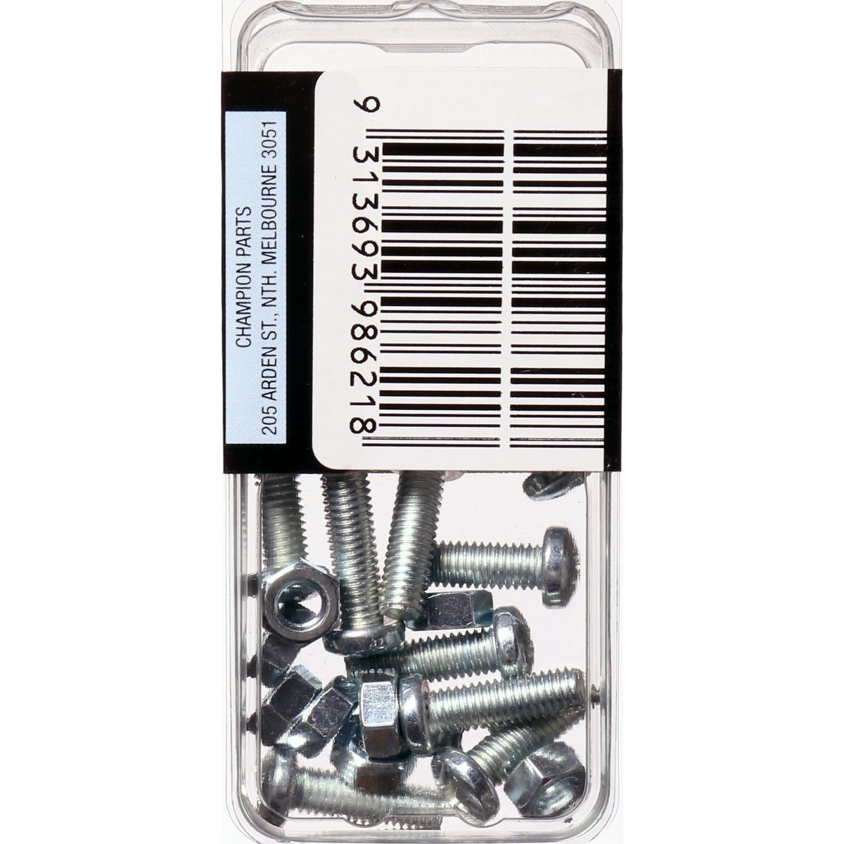 Champion Machine Screw & Nut Pan Phillips M5 x 16mm Zinc Plated - BH621
