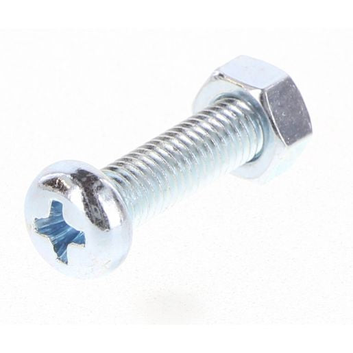 Champion Machine Screw & Nut Pan Phillips M5 x 20mm Zinc Plated - BH622