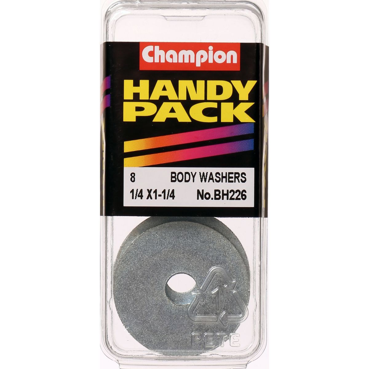 Champion Washer Flat Body 1/4in x 1 1/4in Zinc Plated - BH226