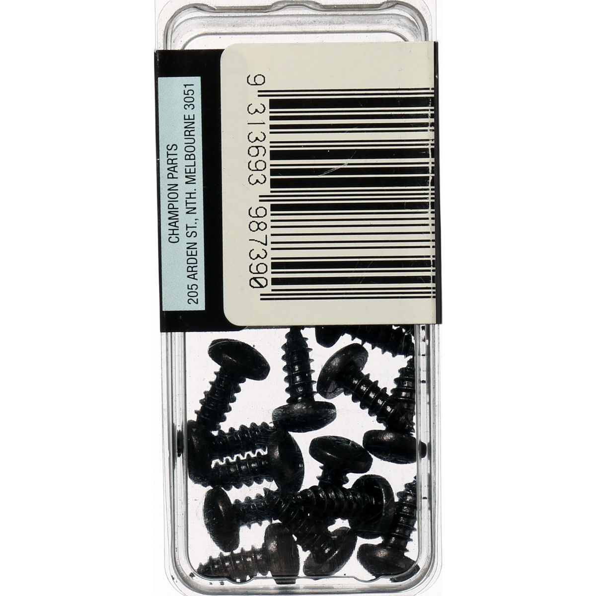 Champion Self Tapper Screw Pan Phillips 4.8 x 13mm Black - BH739