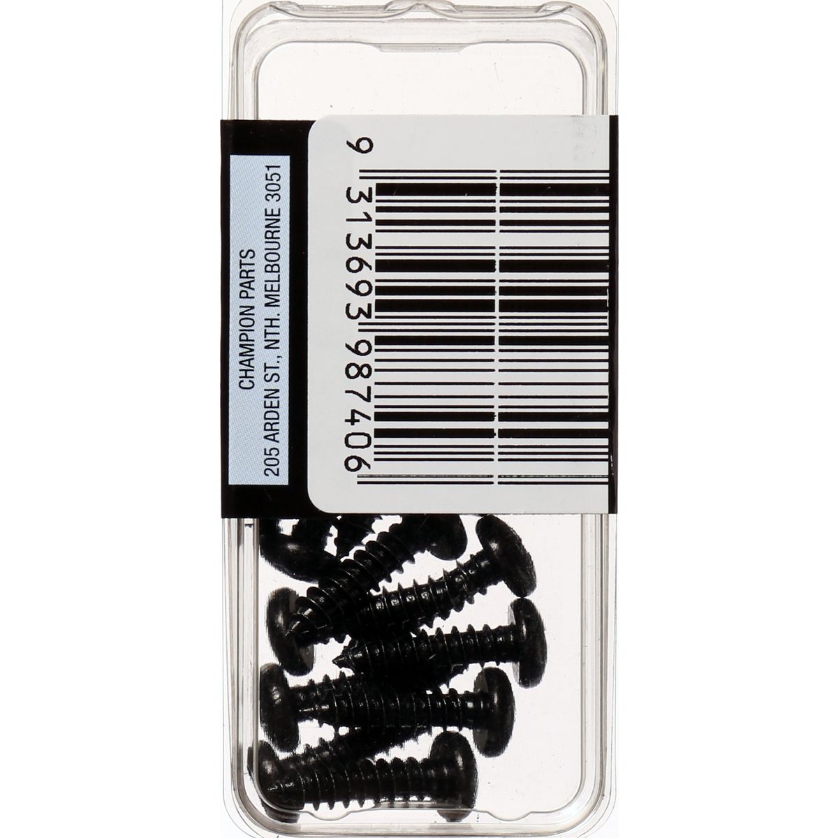 Champion Self Tapper Screw Pan Phillips 4.8 x 19mm Black - BH740
