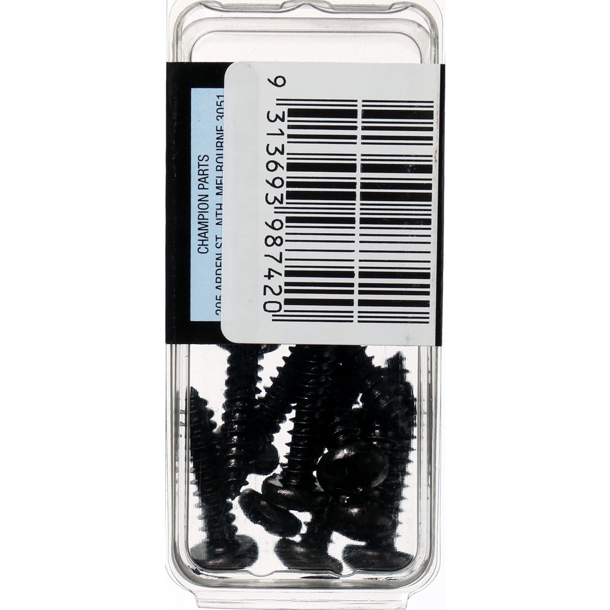 Champion Self Tapper Screw Pan Phillips 5.5 x 25mm Black - BH742