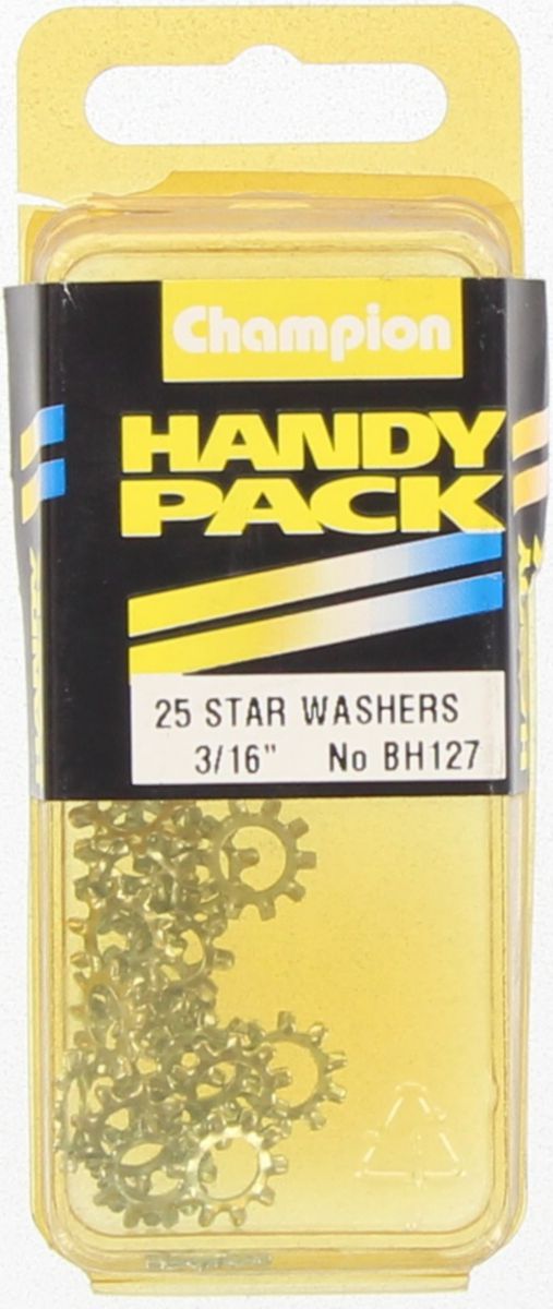 Champion Washer Shakeproof External 3/16in Zinc Plated - BH127