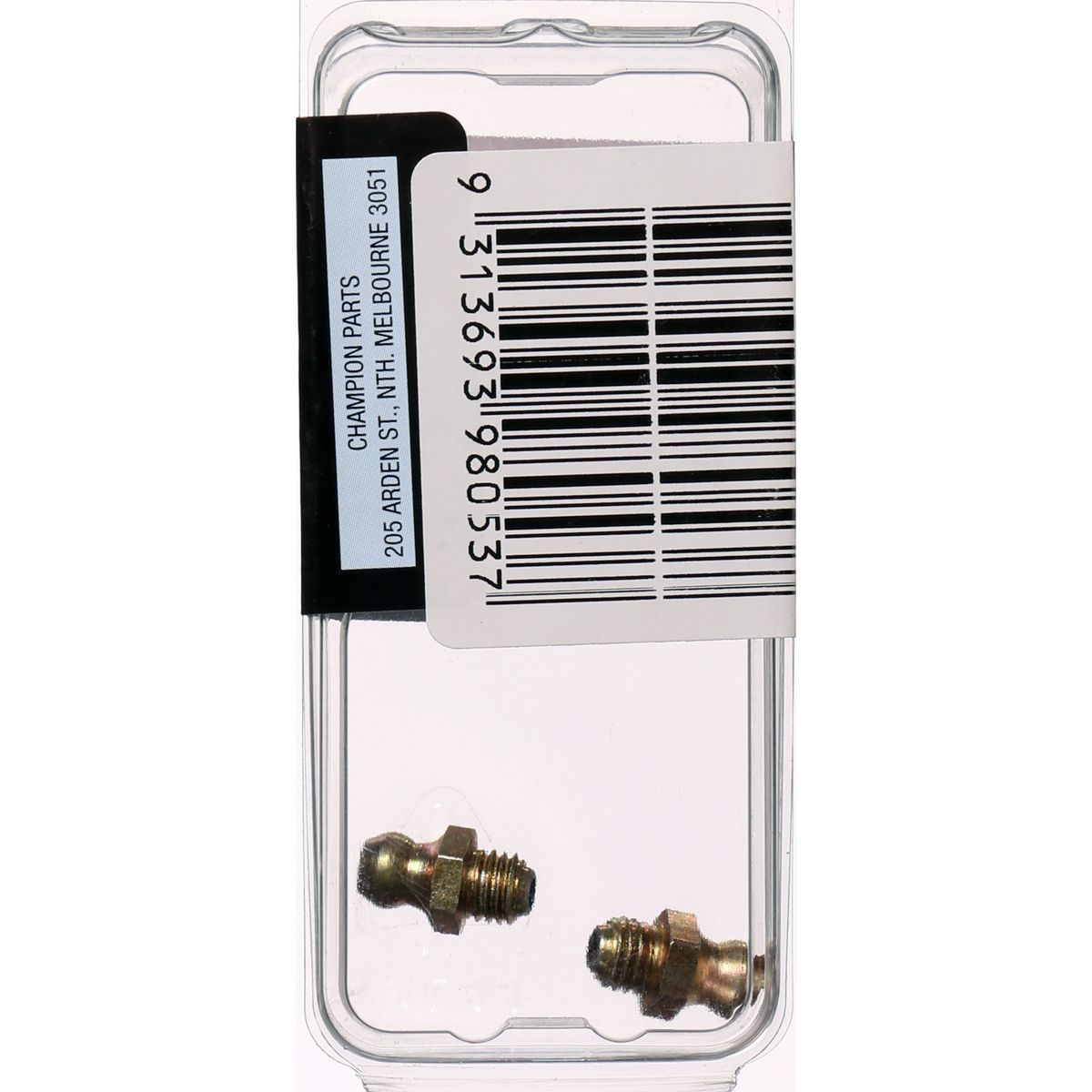 Champion Grease Nipple 1/4in UNF Straight - BH053