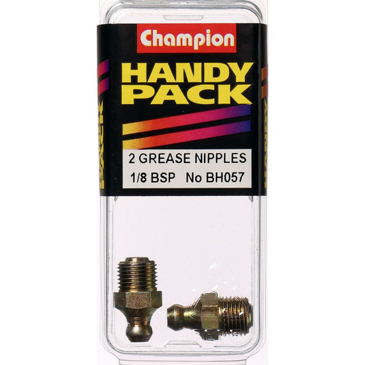 Champion Grease Nipple 1/8in BSP Straight - BH057