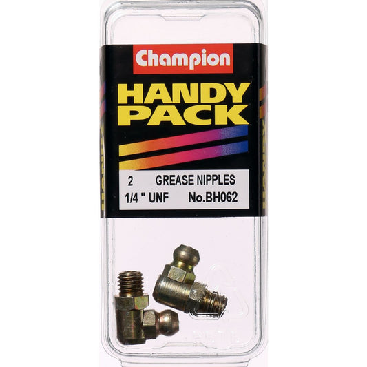 Champion Grease Nipple 1/4in UNF 90 - BH062