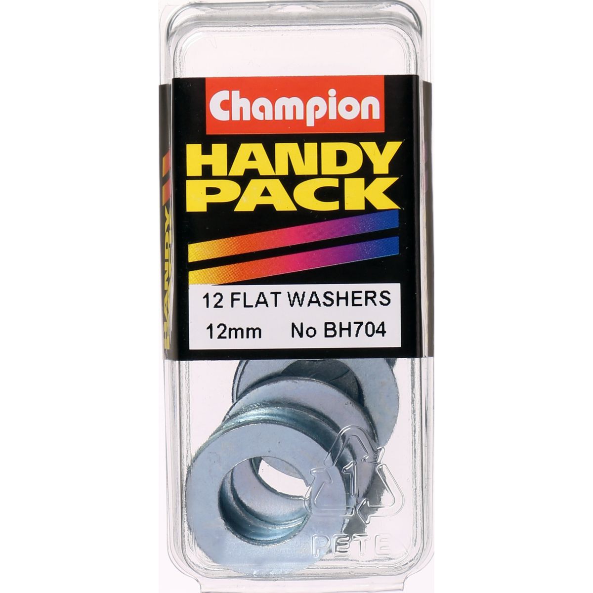 Champion Washer Flat Steel M12 x 24 x 1.6mm Zinc Plated - BH704