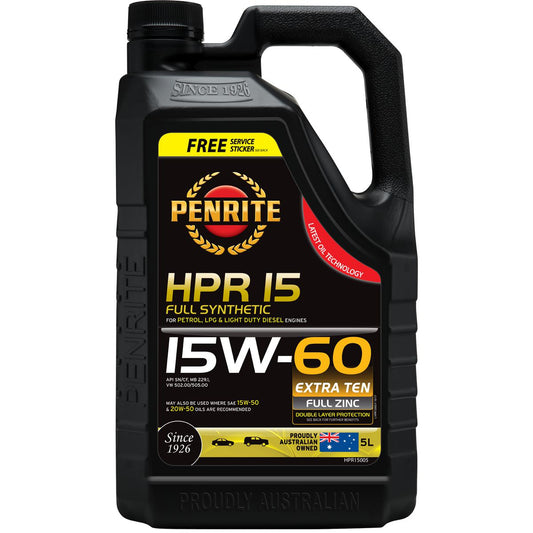 Penrite HPR 15 15W-60 Engine Oil 5L - HPR15005