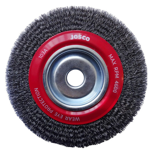 JOSCO Crimped Wire Brush Wheel Crimped 200mm - 103A