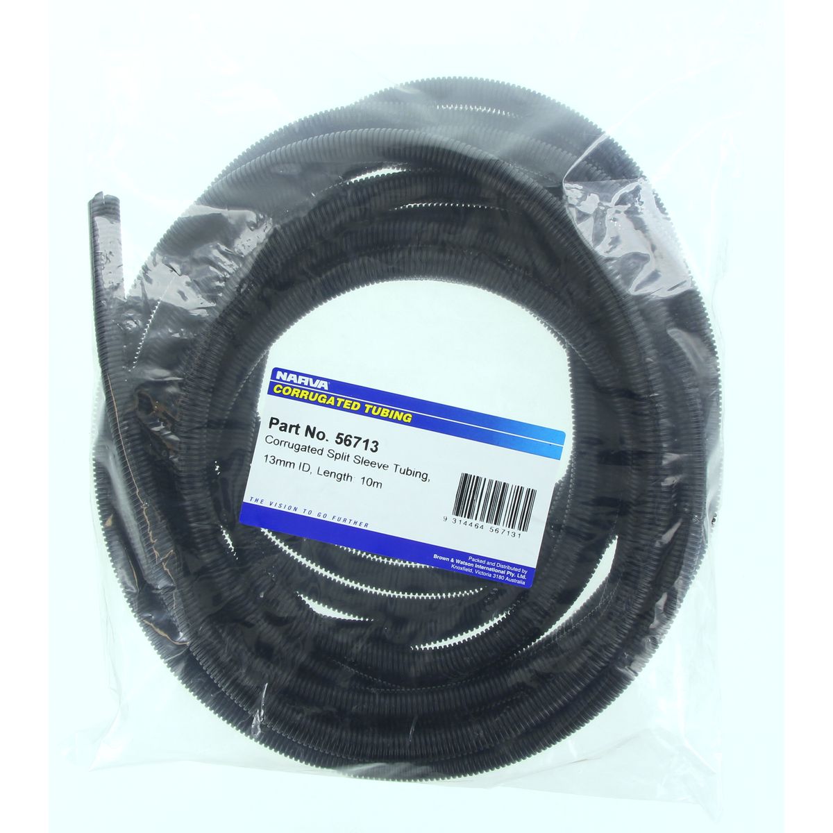 Narva Convoluted Split Tubing 13mm x 10m - 56713