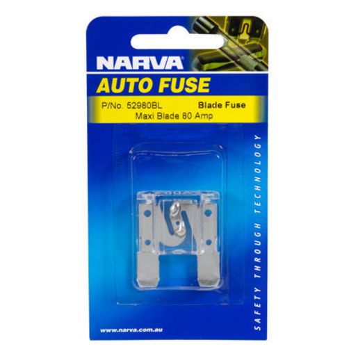 Narva Maxi Blade Fuse 80A 1 Pack - 52980BL