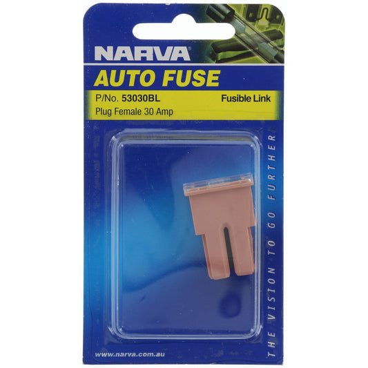 Narva Fusible Link Female 30A Pink 1 Pack - 53030BL
