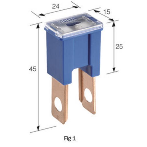 Narva Fusible Link Male 30A Pink 1 Pack - 53130BL