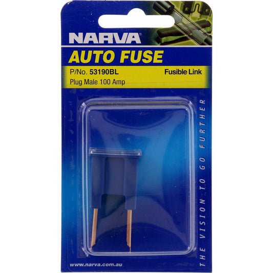 Narva Fusible Link Male 100A Blue 1 Pack - 53190BL