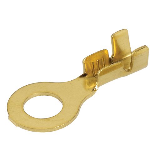 Narva Crimp Terminal Ring Brass Terminal Entry 5mm Non Insulated 100 Pce - 56234