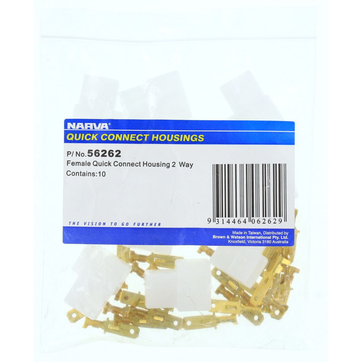 Narva QC Socket 2 Pole 10 Pack - 56262