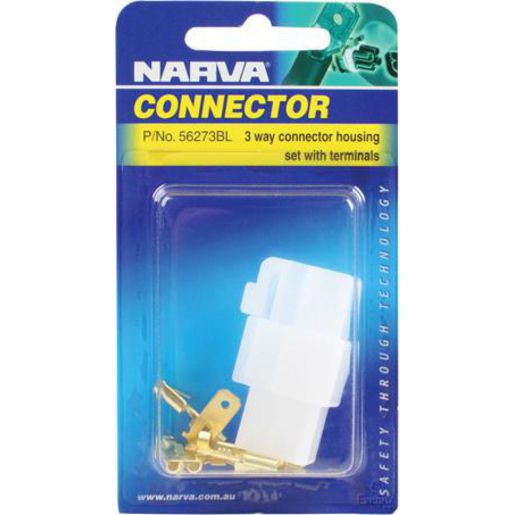 Narva QC Connector 3 Pole 1 Kit - 56273BL