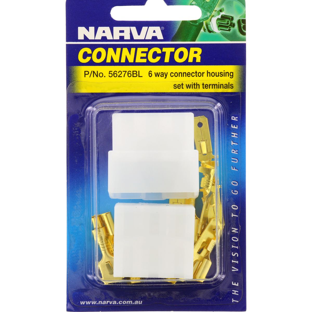 Narva QC Connector 6 Pole 1 Kit - 56276BL