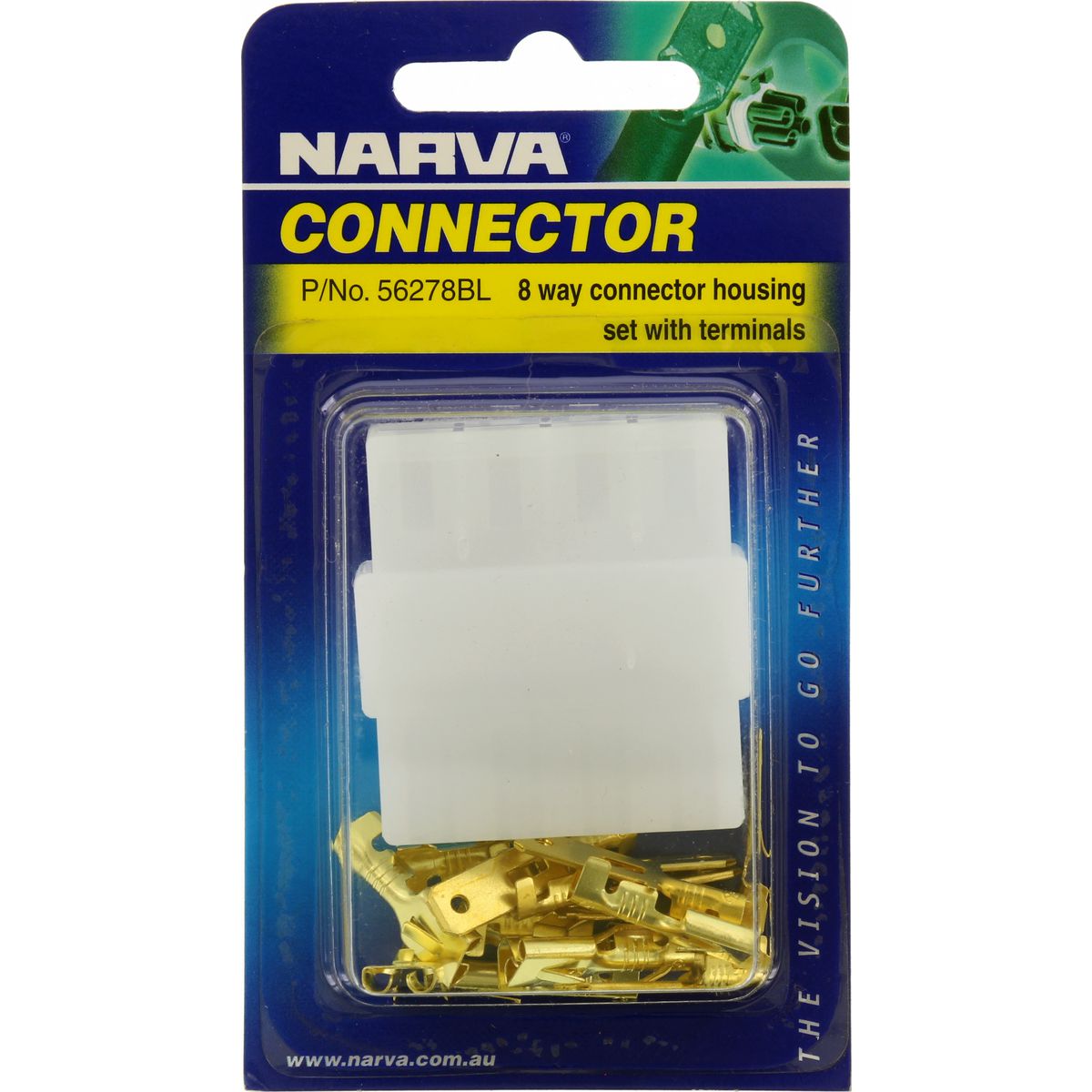 Narva QC Connector 8 Pole 1 Kit - 56278BL
