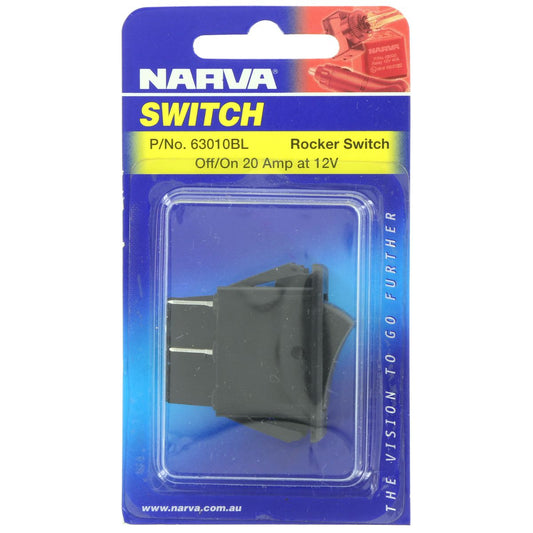 Narva Rocker Switch Off/On DPST - 63010BL