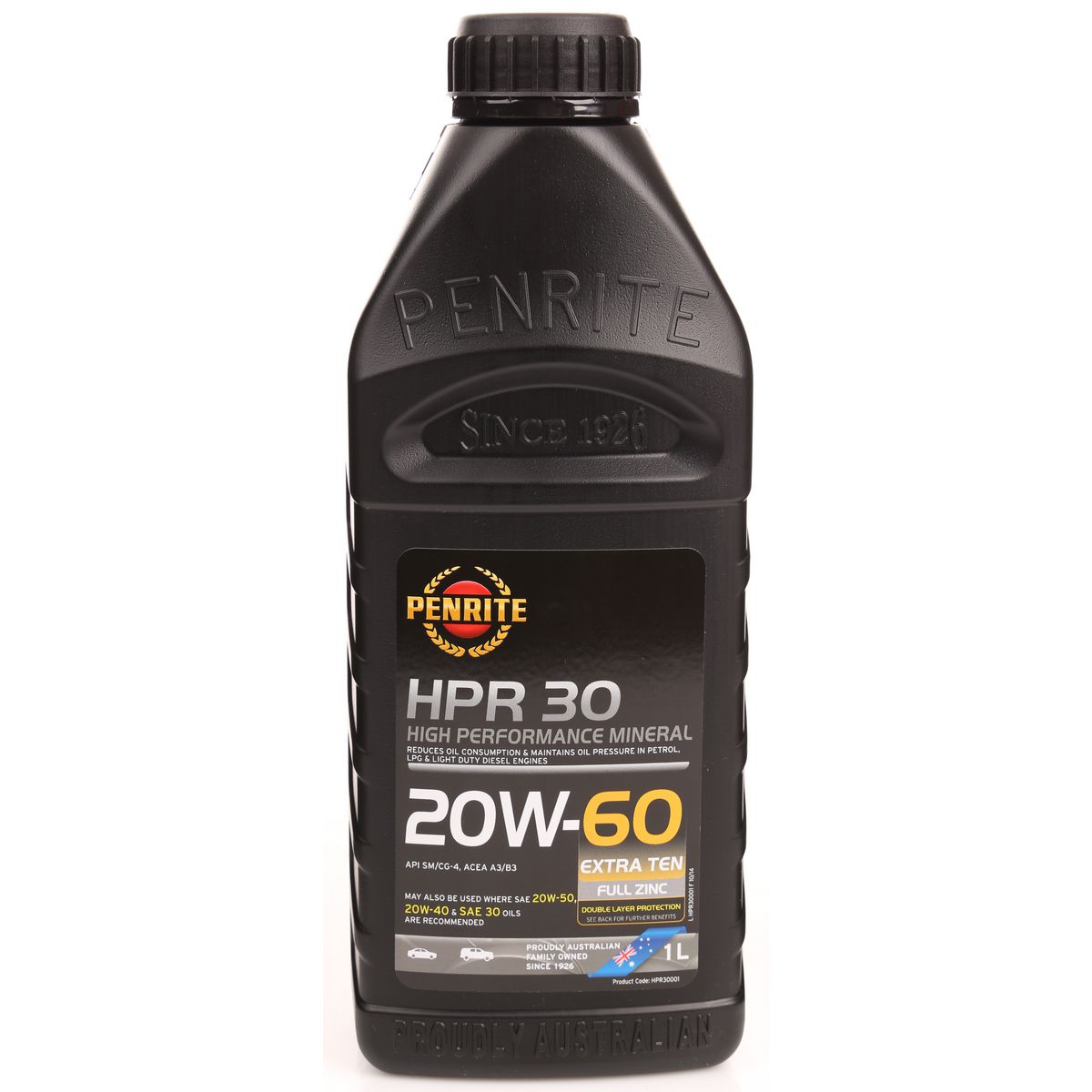 Penrite HPR 30 SAE 20W-60 Engine Oil 1L - HPR30001