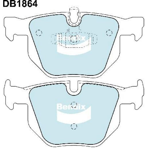 Bendix 4WD Brake Pads Set Front - DB186-4WD