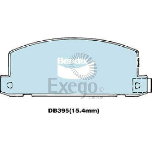 Bendix 4WD Brake Pads Set Front - DB395-4WD