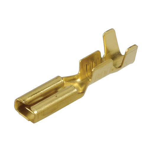 Narva Crimp Terminal Female Blade Brass Terminal Entry 2.8 x 0.8mm Non Insulated 100Pk - 56222