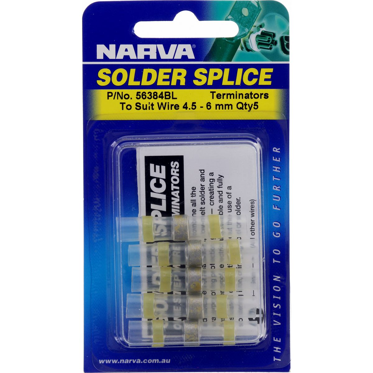 Narva Solder Splice 4.5 6.0mm - 56384BL