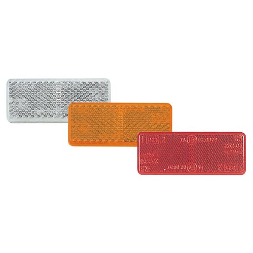 Narva Reflector Rectangle Clear 28 x 70mm 2 Pack - 84035BL