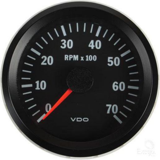 VDO Tachometer Electric 12V 0 - 7000 rpm 80mm - 333015032