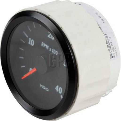 VDO Tachometer Electric 12V 0 - 4000 rpm 80mm - 333015038