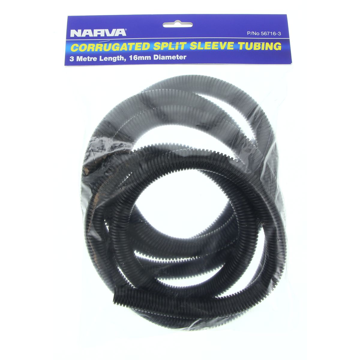 Narva Convoluted Split Tubing 16mm x 3m - 56716-3