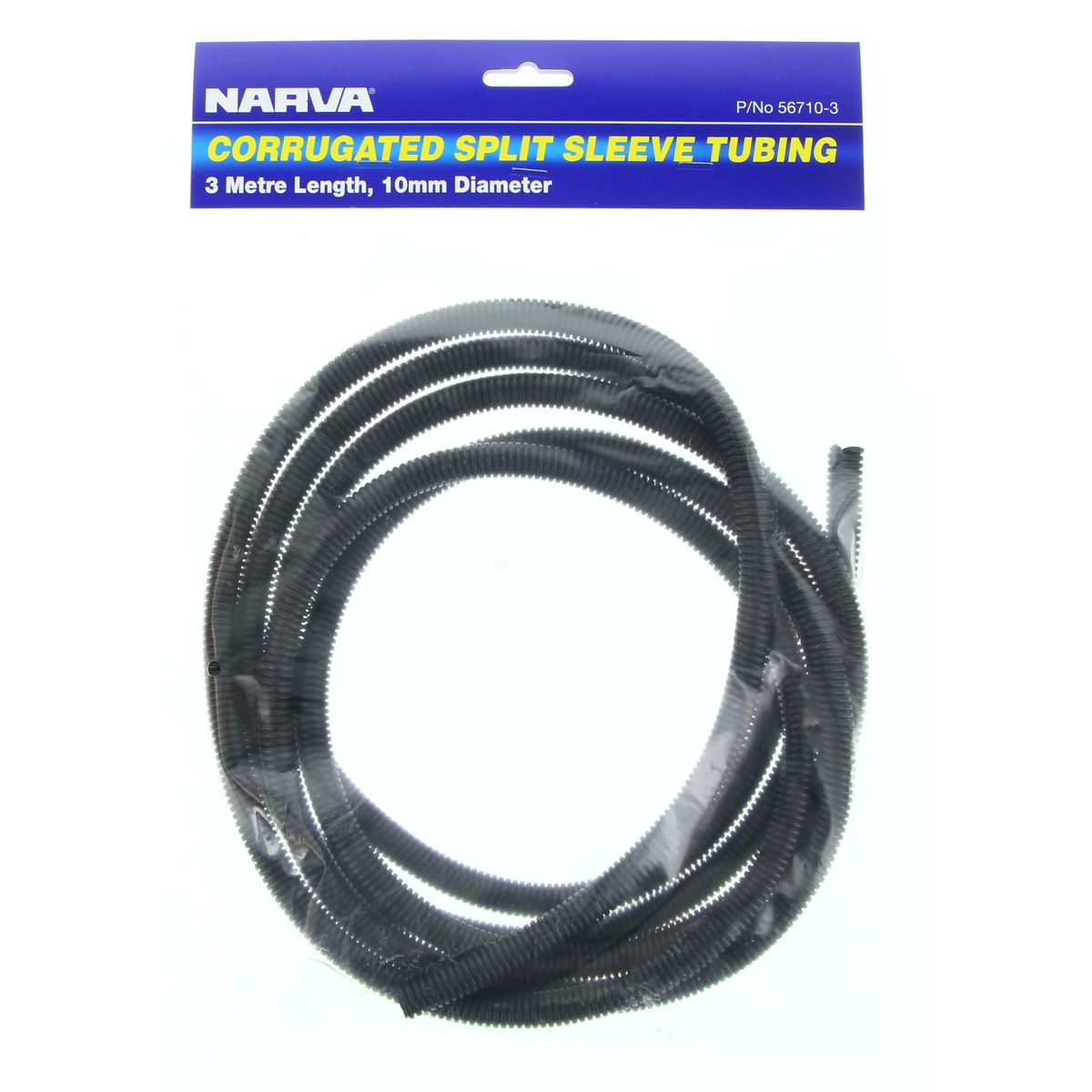 Narva Convoluted Split Tubing 10mm x 3m - 56710-3