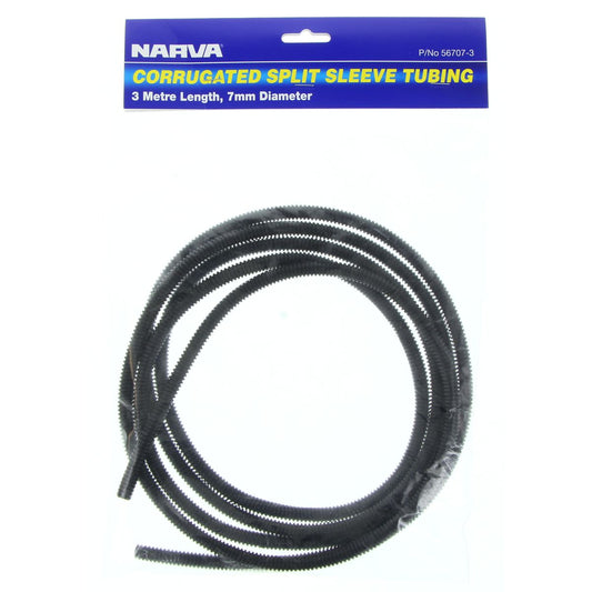 Narva Convoluted Split Tubing 7mm x 3m - 56707-3