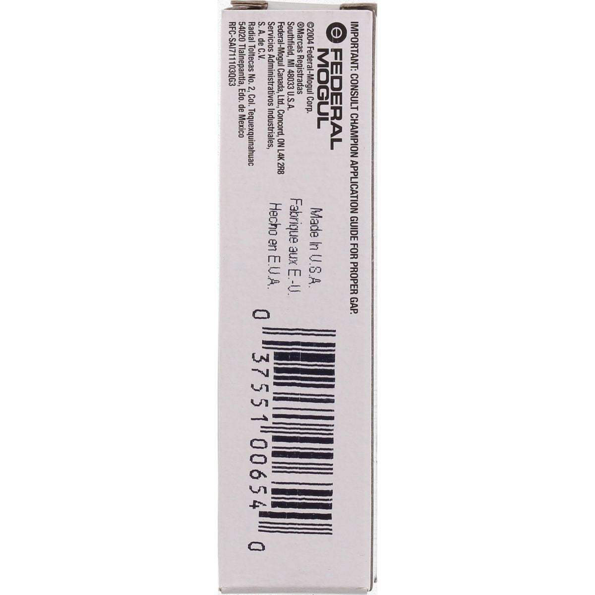 Champion Platinum Spark Plug - RC8PYP4