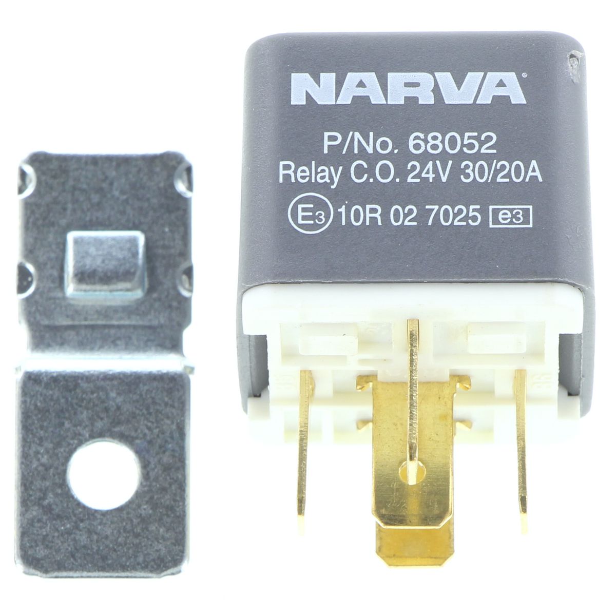 Narva Relay 24V 30/20A 5 Pin With Resistor - 68052