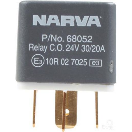 Narva Relay 24V 30/20A 5 Pin With Resistor - 68052