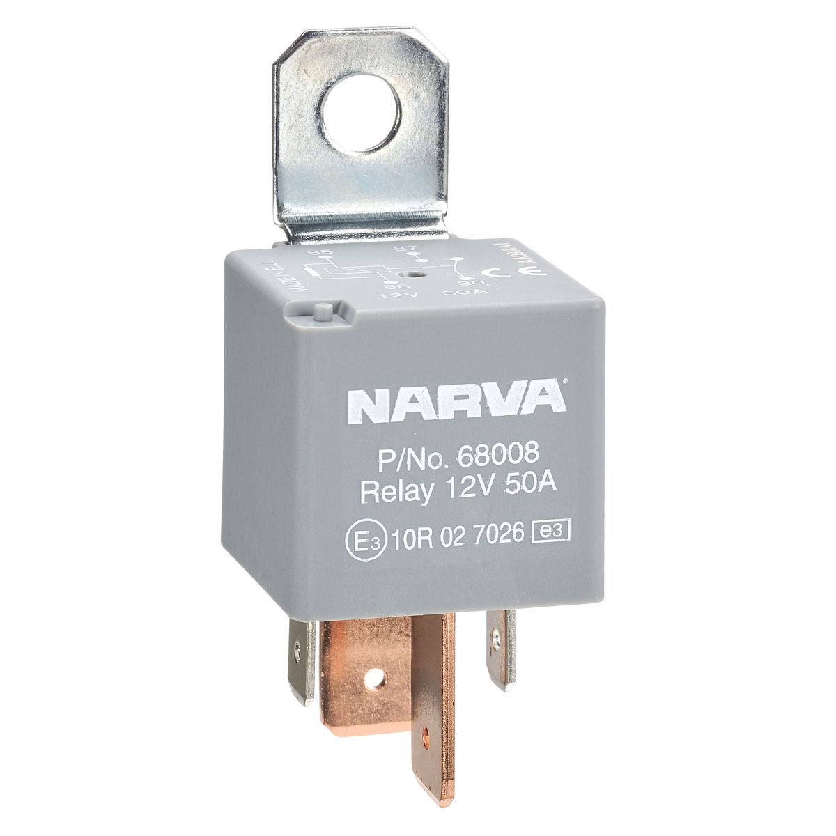 Narva 12V Relay 4 Pin 50A - 68008BL