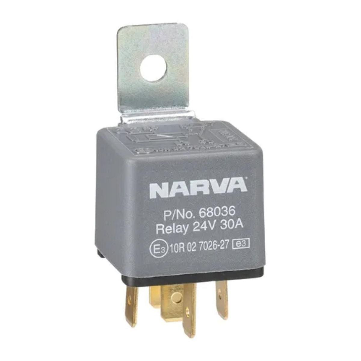 Narva Relay 24V 30A 5 Pin With Resistor - 68036BL