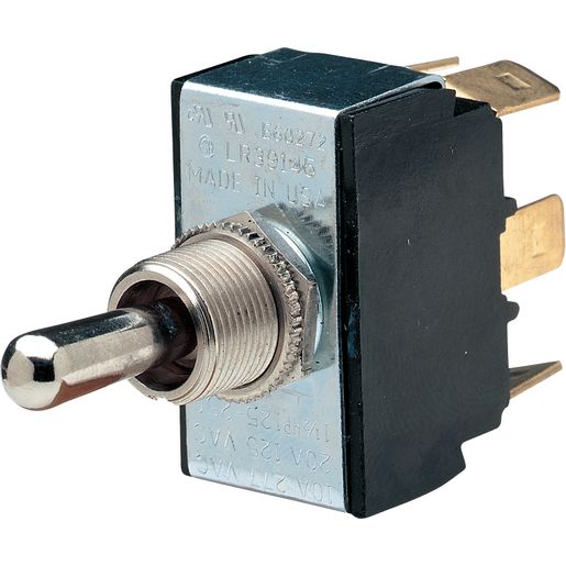 Narva Heavy Duty Toggle Switch Momentary On/Off/Momentary On DPDT - 60068BL