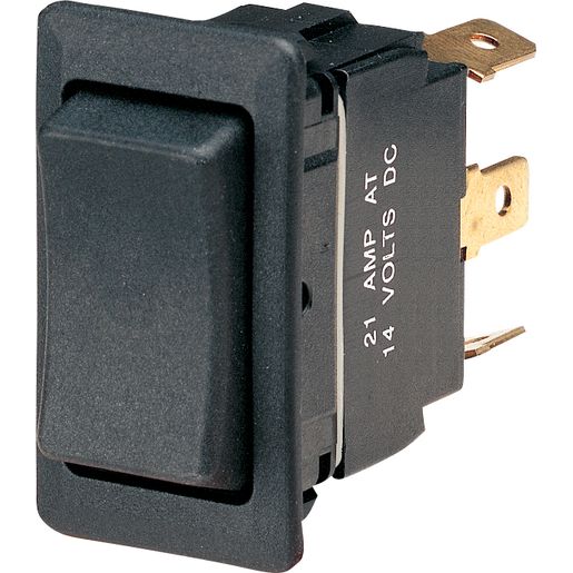 Narva Heavy Duty Rocker Switch Momentary On/Off/Momentary On DPDT - 63044BL