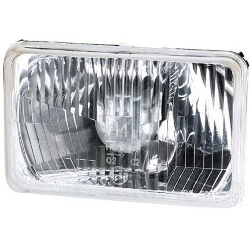 Narva Semi Sealed Beam Rectangle 100 x 165mm Globe Style H4 - 72066