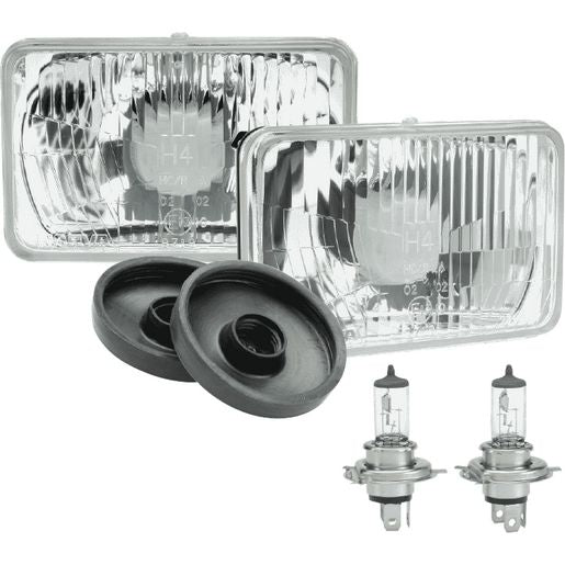 Narva Semi Sealed Beam Rectangle 100 x 165mm Globe Style H4 - 72070